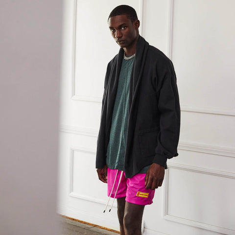 roaming cloak / washed black