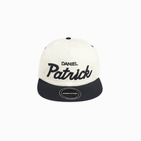 Stadium Snapback in Bone/Black