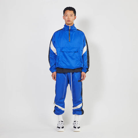 parachute track pant 2.5 / cobalt + black + ivory