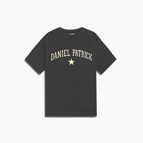 DP varsity star tee / grey/natural