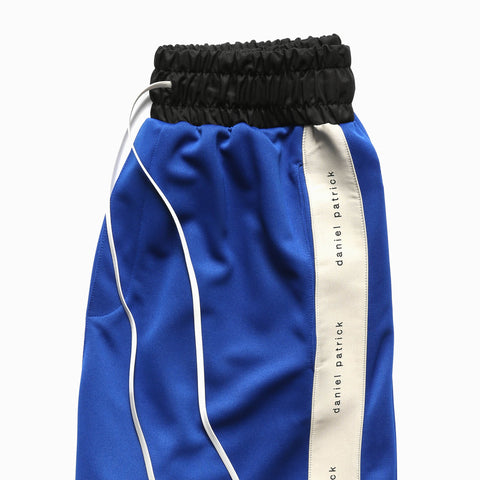 Classic Gym Short in Cobalt/Ivory