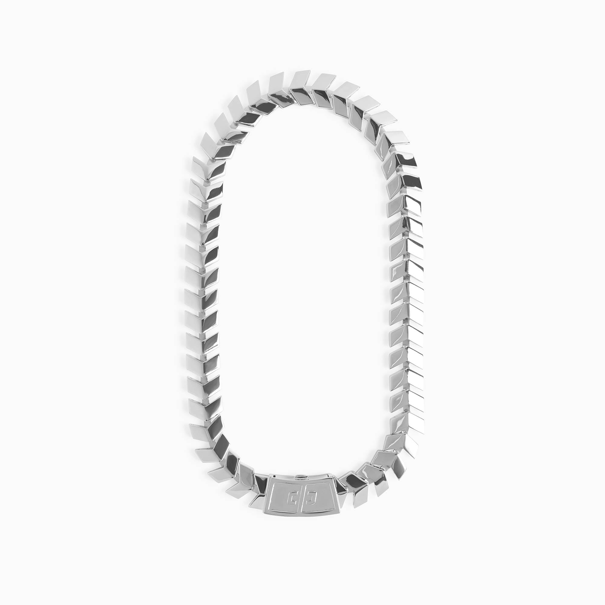 DP chevron link chain / silver