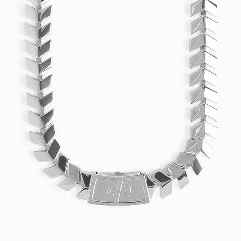DP chevron link chain / silver