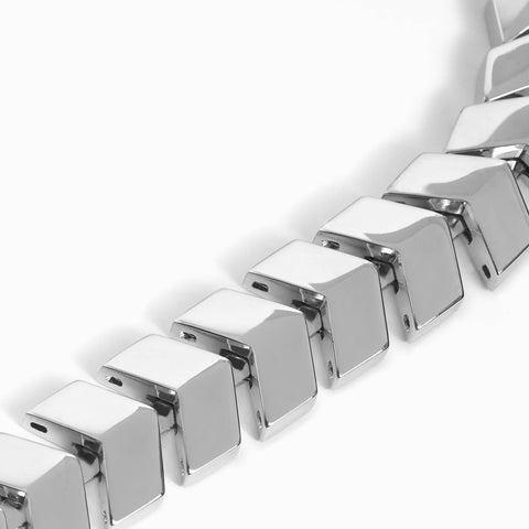 DP chevron link chain / silver
