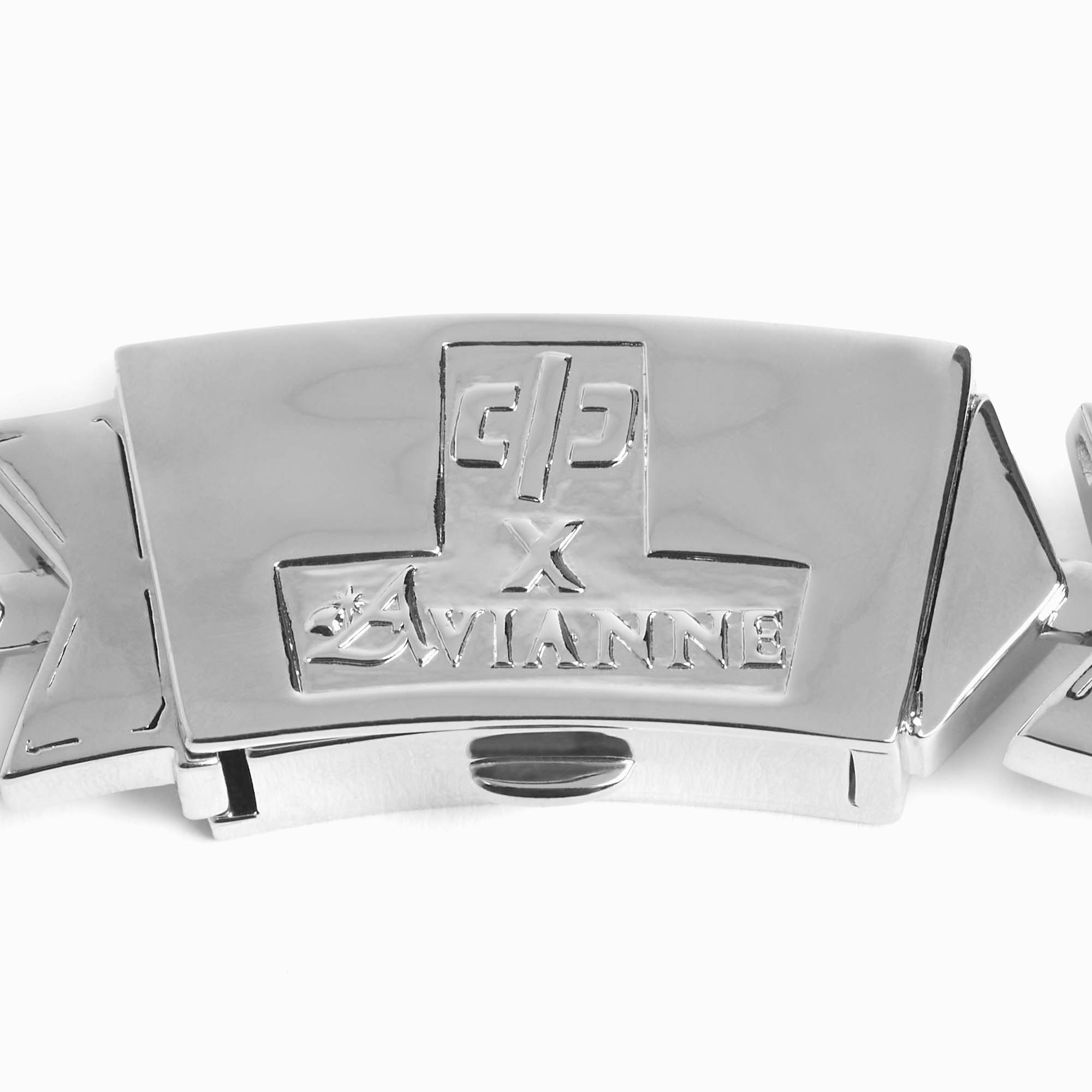 DP chevron link chain / silver