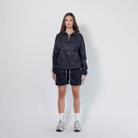 Classic Gym Short in Black/Ivory