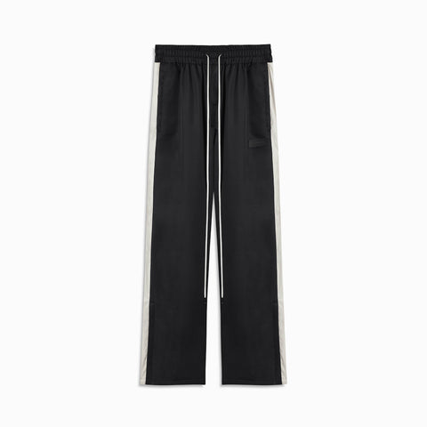 Parachute Straight Leg Track Pant in Black/Ivory