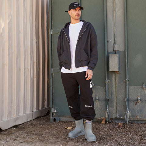 Surplus Ball Cap in Black + White