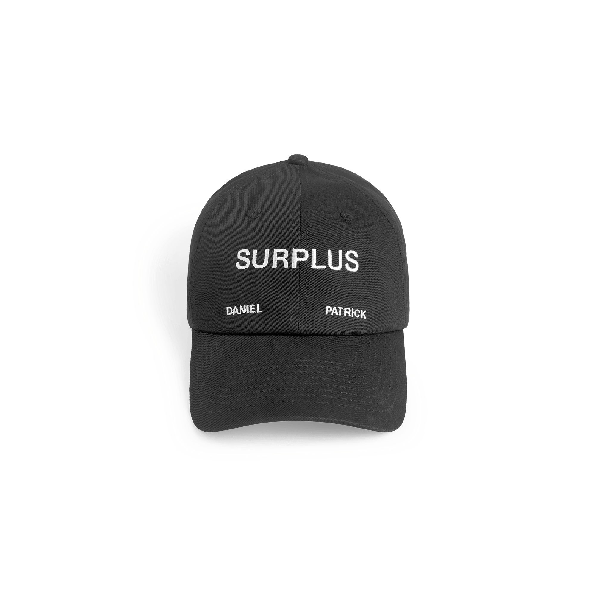 Surplus Ball Cap in Black + White