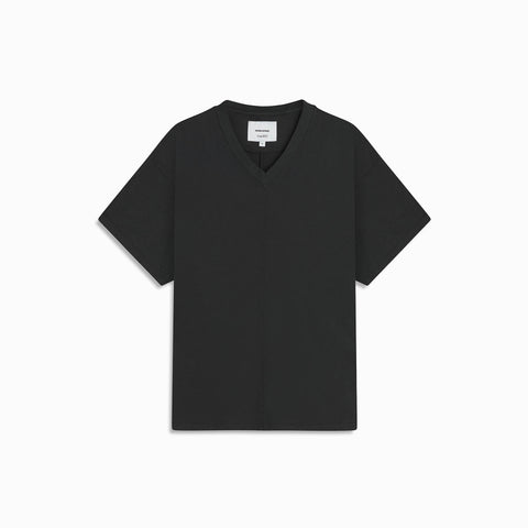 Standard V-Neck Tee in Washed Black