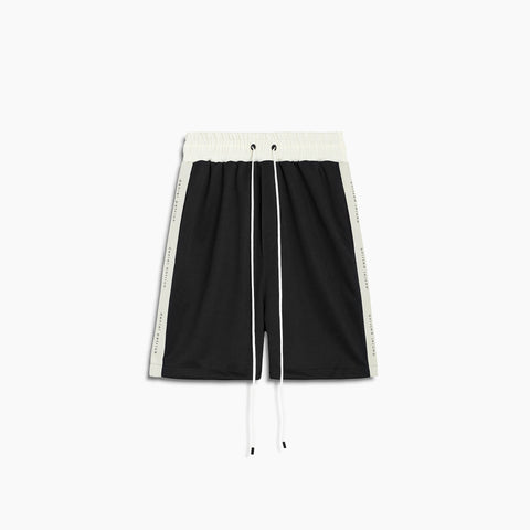 Classic Gym Short in Black/Ivory