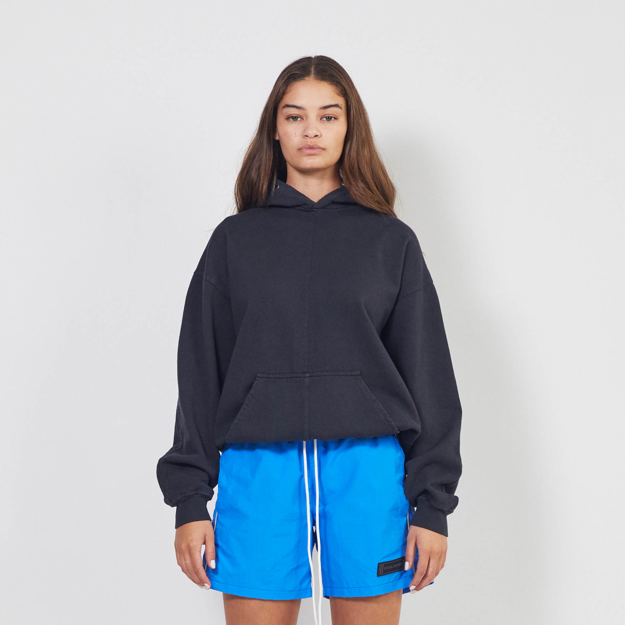 Surplus Hoodie in Washed Black