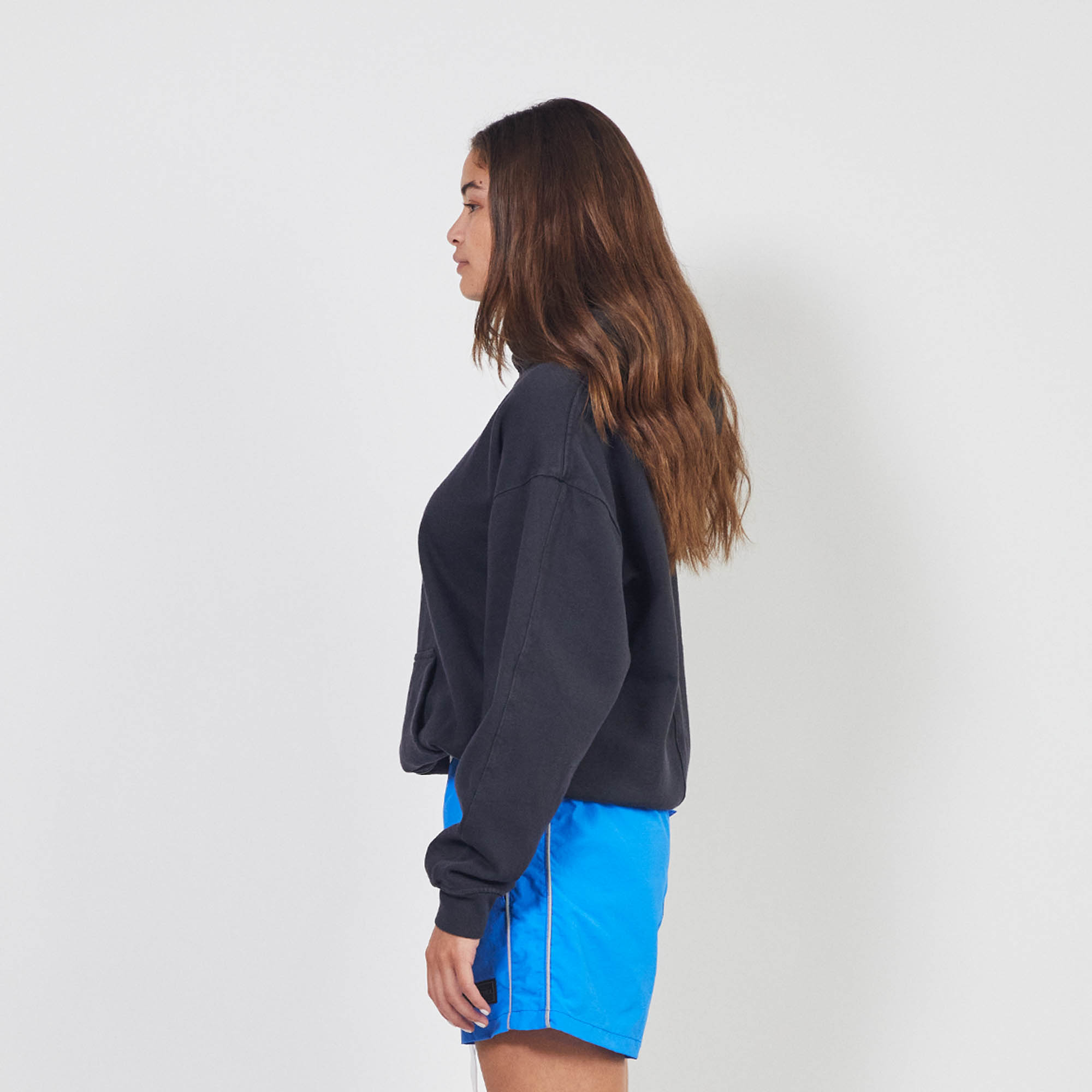 Surplus Hoodie in Washed Black